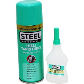 Resim Steel 400ml+60gr Büyük Hızlı Yapıştırıcı 5332 