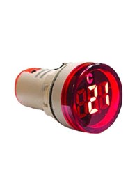 Resim 22mm Dijital Termometre -20' / +199 1m Kablolu Kırmızı 