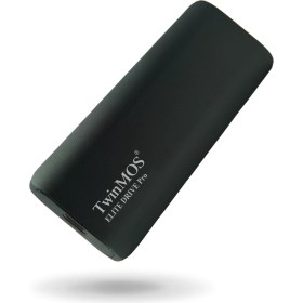 Resim Twinmos 1tb External Taşınabilir Harici SSD (1100-1050MB/S) Type-C/usb (Dark Gray) (PSSD1TBEDP) 