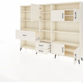 Resim Arges Dolap 13 Raflı 3 Çekmeceli 5 Kapaklı 220x30x163 Aytaşı-aytaşı Aytası - Aytası 