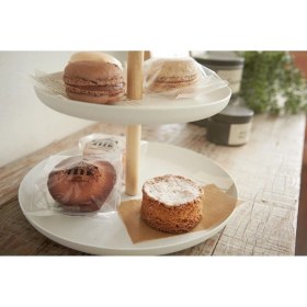 Resim Toskana Beyaz Servis Standı 