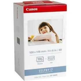 Resim Canon KP-108 Ip (Contains 3 x Kp-36 Ip) Fotoğraf Kağıdı 
