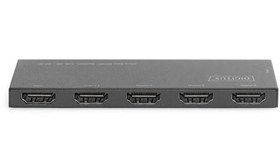 Resim Digitus Ds-45323 Ultra İnce Hdmi Çoklayıcı 1X4 4K/60Hz Hdr Hdcp 2.2 18 Gbps 