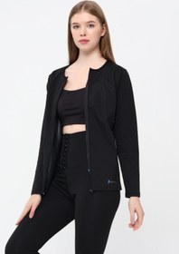 Resim Thermal GYM Sauna Fermuarlı Uzun Kollu Body & Premium Agraflı Sauna Tayt Takım – Termal İncelme Seti - L 