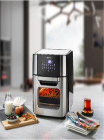 Resim Onvo OVFRY09 Oven Airfryer 12 lt Yağsız Fritöz Onvo OVFRY09 Oven Airfryer 12 lt