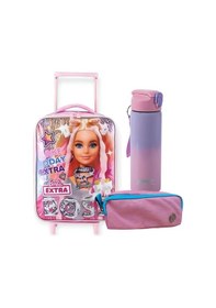 Resim Ottonya Barbie Çekçekli Anaokulu Çantasısanslı Çelik Matara L Pembe 