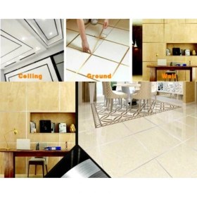 Resim 0.5 cm 50 Metre Gri Fayans Arası Şerit Bant 