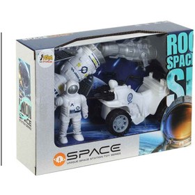 Resim Asya Kutulu Astronotlu Uzay Araçları Seti 