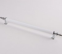 Resim Eraks Krom Beyaz 192 mm Zirve Kulp (4010 050 192) 