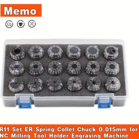 Resim ER11 ER16 ER20 ER25 ER32 ER Bahar Kolektör Seti CNC Freze Makinesi Aracı Tutucu Gravür Makinesi Mil Için 0.005mm Doğrulukla 