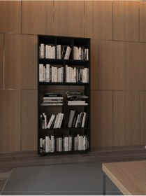 Resim Antrasit Dekorasyon Kitaplık D/32 G/81 Y/180 