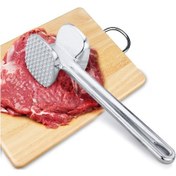 Resim Xindoker Küçük Boy Alüminyum Çift Taraflı Et Dövme Çekiçi - Steak Ve Izgara Etleri İçin Ev Aletleri Cj07077 
