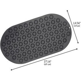 Resim isgstore MAİN SHOP Masajlı Silikon Vantuzlu Mutfak Kaydırmazı Gri M-142 