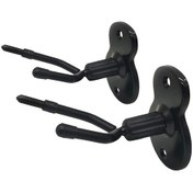 Resim Vkemall Keman Askısı Duvara Monte Kanca Keman Viyola Askısı Yay Kancalı Demir Taban 2' Siyah 