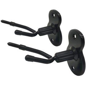 Resim Vkemall Keman Askısı Duvara Monte Kanca Keman Viyola Askısı Yay Kancalı Demir Taban 2' Siyah 