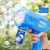 Resim LED Balon Tabancası Renkli Işıklarla - Elektrikli Otomatik Balon Yapıcı - Dış Mekan Partileri, Düğünler, Plaj ve Havuz Eğlenceleri için - Mükemmel Doğum Günü Hediyesi (Sıvı ve Piller Dahil Değil) - Dayanıklı PVC Malzeme - 11 Tatil ve 4 Mevsim için Uygun 