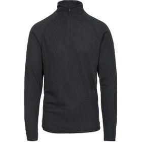 Resim Trespass Trespass Wise360 - Adults 1/2 Zip Baselayer Top Unisex Siyah İçlik Üst 001 Siyah 