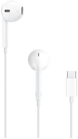 Resim Samsung Galaxy Tab S9 FE / S9 Ultra / S9 FE+ ile Uyumlu Kablolu USB-C Kulak İçi Kulaklık, Beyaz 