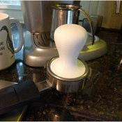 Resim dekuis Espresso Tamper Barista Tamper Pla 53mm Karışık Renkli 