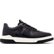 Resim Derimod Erkek Siyah Bağcıklı Deri Sneaker,Kışlık Spor Ayakkabı 25WFD685418 