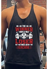 Resim Bluu Winnerl Gym Fitness Tank Top Sporcu Atleti 