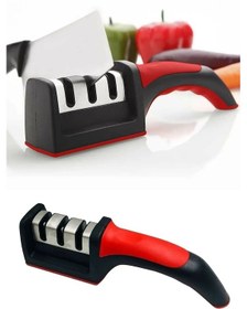 Resim 2'li Set Bıçak Bileyici Ve Jülyen Meyve Sebze Soyacak 