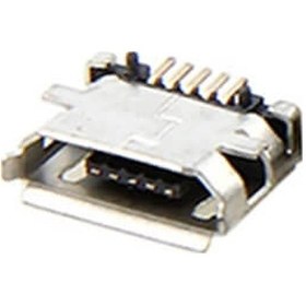 Resim Koodmax-Micro Usb Mk5P 5Pin Dişi Konnektör G19 Mikro Usb Şarj Soket 10'Lu 