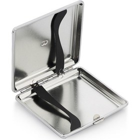 Resim Zekupp Taba Deri Kartal Logolu Metal Sigara Tabakası 