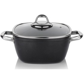 Resim Schafer Gastronomie Master Y.Y.Tencere Seti - Ind-7 Parça-Siyah 