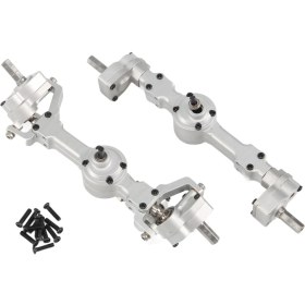 Resim Smooth12 Mn D90 Mn-90 MN96 MN98 MN99S MN45 1/12 Rc Araba Yükseltme Parçaları Aksesuarları, B Tam Metal Ön ve Arka Portal Aks (Yurt Dışından) 
