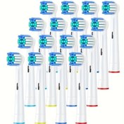 Resim Oral B 7000/9600/5000/3000/8000 Serisi ile Uyumlu - Yüksek Kaliteli Kıllar, Mükemmel Temizlik ve Diş Eti Sağlığı, Bonus Parmak Diş Fırçası ile Seyahat Dostu, Diş Bakım Kiti 