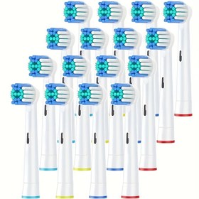 Resim Oral B 7000/9600/5000/3000/8000 Serisi ile Uyumlu - Yüksek Kaliteli Kıllar, Mükemmel Temizlik ve Diş Eti Sağlığı, Bonus Parmak Diş Fırçası ile Seyahat Dostu, Diş Bakım Kiti 