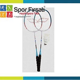 Resim Voit Pro-504 3 Top 2 Raket Badminton Seti 