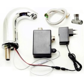 Resim Şahiner Venüs Fotoselli Lavabo Batarya Çift Su Girişli 