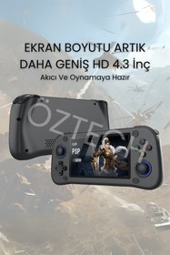 Resim DTULTRA2 G28 Retro Oyun Konsolu 4.3 İnç Ekran 64GB 10.000 Video Oyunlu Konsolu 