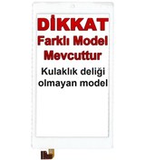 Resim Alcatel Uyumlu OneTouch Pixi 4 8063 Dokunmatik Beyaz - Versiyon 2 