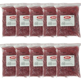 Resim Ekoset Kırmızı Paket Ambalaj Para Lastiği 70Mm 10.000 Adet 