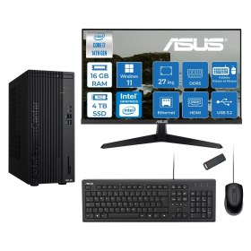 Resim Asus Expertcenter D501MER Intel® Core™ İ7-14700 16GB Ddr5 4tb SSD Intel® UHD Graphics 770 WIN11HOME +27" 120Hz Monitör Mini Tower Masaüstü Bilgisayar 27WD501MERH05+ZETTAUSBBELLEK 