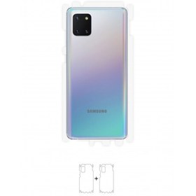 Resim Galaxy Note 10 Lite Arka Yan Koruyucu Darbe Emici Poliüretan Film Amerika Üretimi 