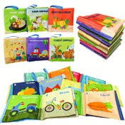 Resim Weiff 1 Paket Yumuşak Bez Kitap, Renkli Bebek Banyosu Kitabı, Eğitici Bebek Oyuncağı, Çoklu Temalar, Dayanıklı Malzeme, Erken Öğrenme ve Oyun İçin 