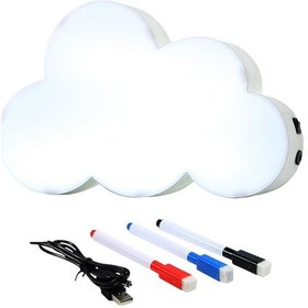 Resim Dolıty Yeniden Yazılabilir Gece Işığı Not Panoları Beyaz Beyaz 