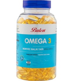 Resim Balen Omega 3 Norveç Balık Yağı 100 Kapsül 1380 MG 