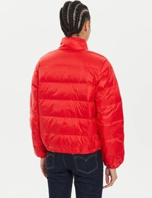 Resim Levi's Oversize Kısa Şişme Kadın Mont - Günlük Minimalist Kırmızı 