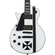 Resim Esp Ltd James Hetfield Signature Iron Cross Snow White Solak Elektro Gitar 
