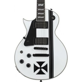 Resim Esp Ltd James Hetfield Signature Iron Cross Snow White Solak Elektro Gitar 