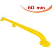 Resim İlgi Trafik Metal Araç Stoperi Otopark Ayırıcı Araç Stoperi Yaslama Demiri Bariyeri 3 Ayaklı 195cm Ø60mm 2.5mm 