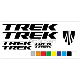 Resim Trek Bisiklet Kadro Sticker Seti Premium Kalite 