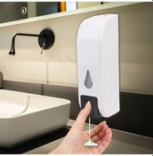 Resim Duvara Monte Sıvı Sabun Kabı 350 Ml Duş Jeli Deterjan Şampuan Şişesi Tek Sabunluk Mutfak Banyo Için 