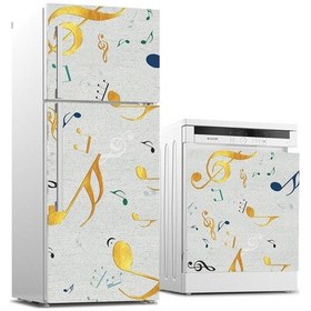 Resim Buzdolabı Ve Bulaşık Makinası Beyaz Eşya Sticker Kaplama Renkli N 
