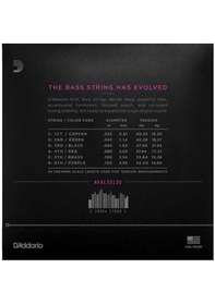 Resim D´Addario Nyxl32130 Altı Telli Bas Gitar Teli 32-130 